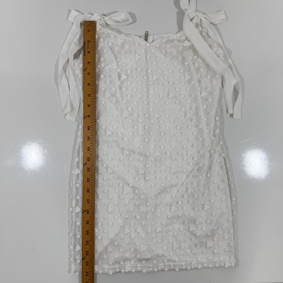 Francesca's Mi Ami Valery Embroidered Floral Mini Dress Medium - Picture 9 of 16